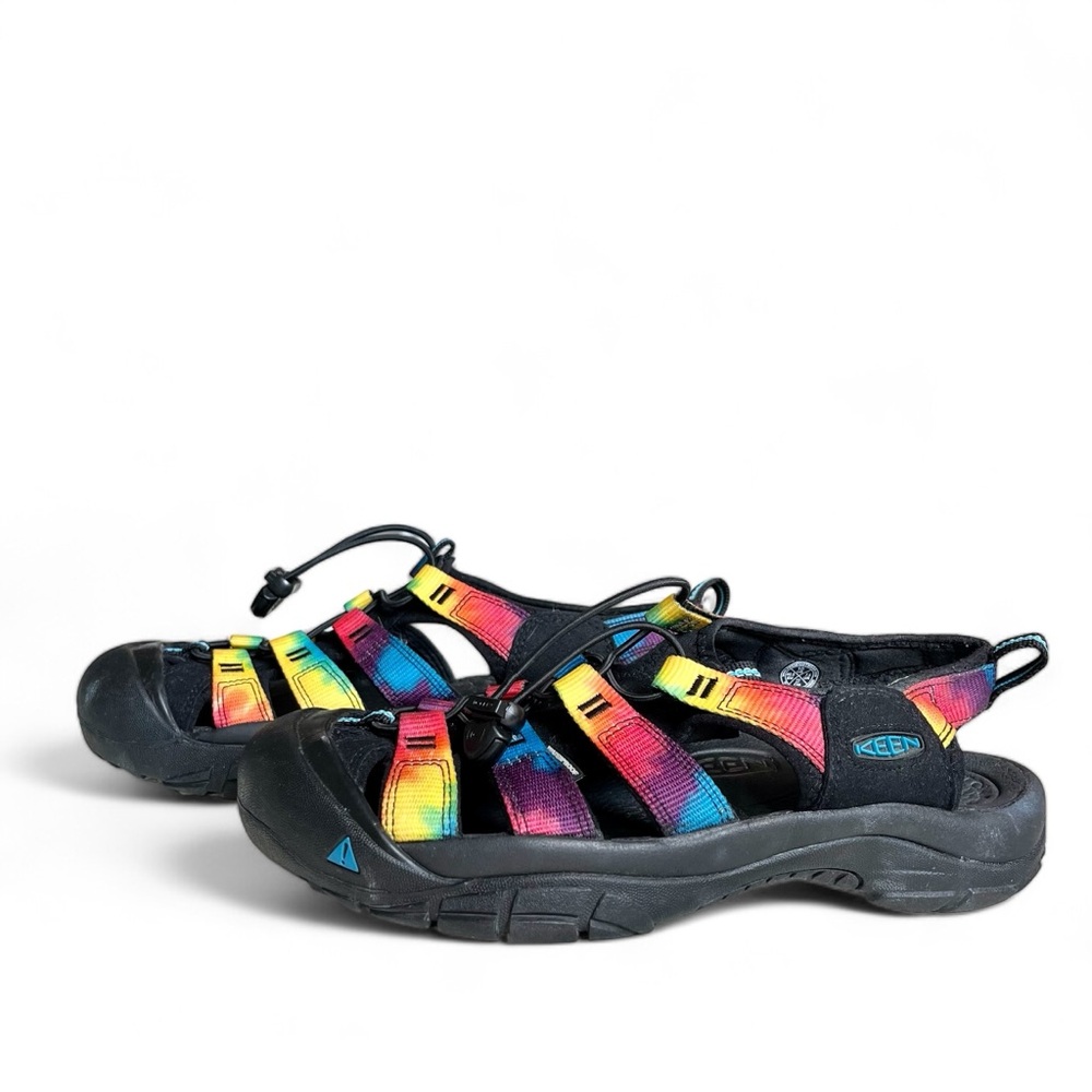 KEEN Newport H2 Retro Original Tie Dye Rainbow Pride Sandals Womens Size US 10